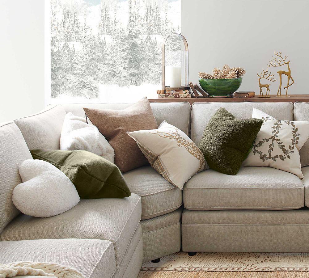 Cosy Faux Fur Teddy Cushion Cover Pottery Barn Australia